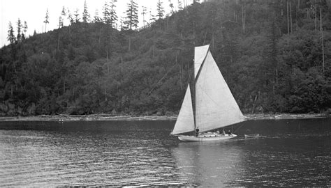 [Sail boat in Snug Cove, Bowen Island] - City of Vancouver Archives