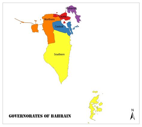 Governorates of Bahrain | Mappr