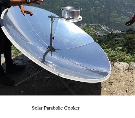 Parabolice Black Solar Parabolic Dish Cooker, For Cooking, Capacity: 4 ...