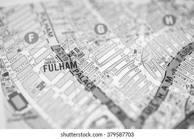 Fulham London Uk Map Stock Photo 379587703 | Shutterstock