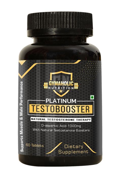 Gymaholic Nutrition Natural Testo Boost Tablets, Prescription at Rs ...