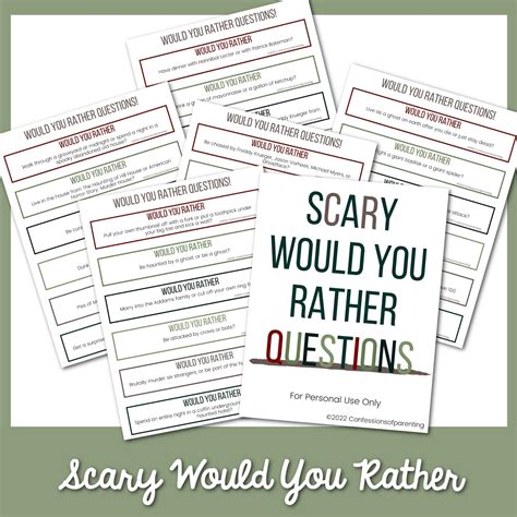 Scary Would You Rather Questions – MicheleTripple