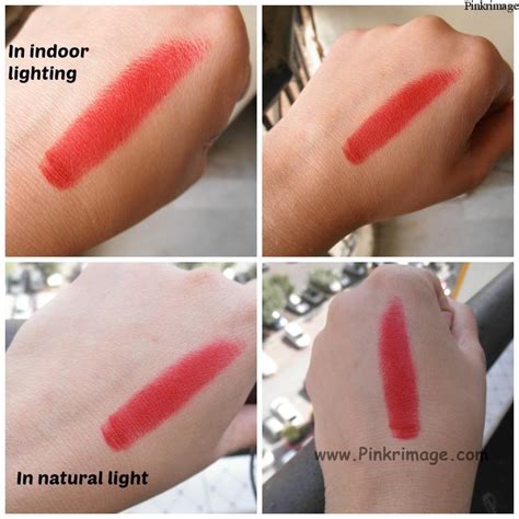 MAC Ruby Woo Swatch and MAC Ruby Woo vs Russian Red comparison