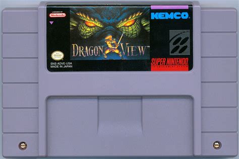 Dragon View (1994) SNES box cover art - MobyGames