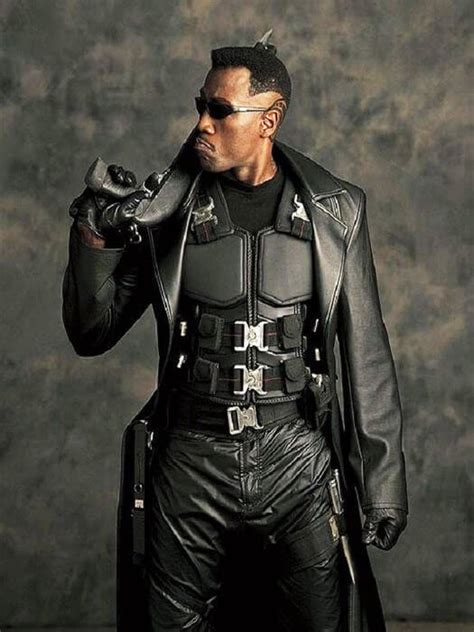 Wesley Snipes Blade Leather Vest | Halloween Sale