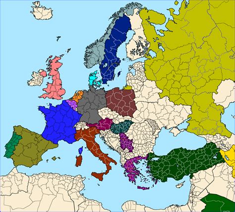 OTL 'Standard' Maps of Europe | Alternate History Discussion