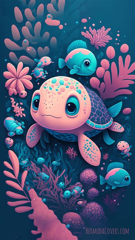 Wallpaper Wednesday: Sea Turtle Cartoon - Bernews