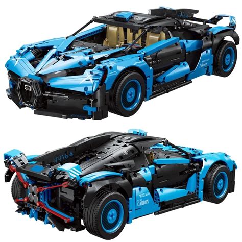 Technical RC Cars Bugattied Bolides Building Blocks MOC Brick Super ...