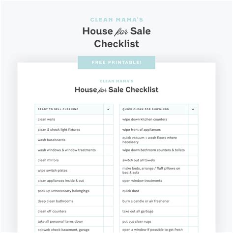 Free Printable : Moving Checklist | LaptrinhX