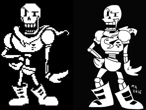 papyrus sprite redraw by Mushroom-Cookie-Bear on DeviantArt