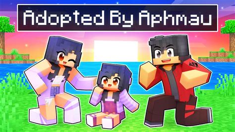 Adopted By APHMAU and AARON In Minecraft! - Minecraft videos