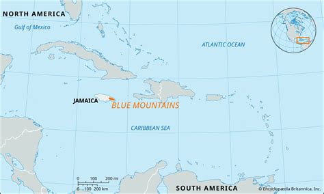 Blue Mountains | Jamaica, Map, & Height | Britannica