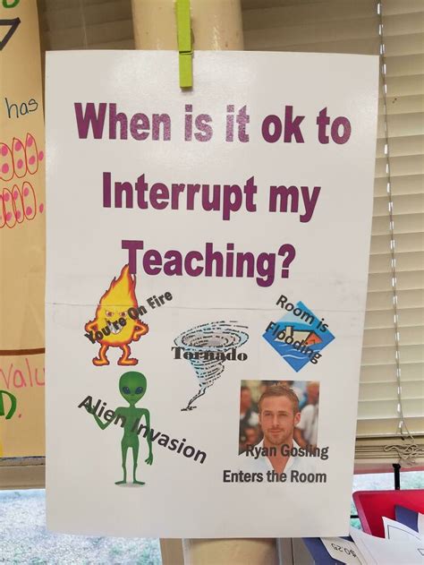 50 Times Teachers Hung The Funniest Signs In Their Classrooms And They ...