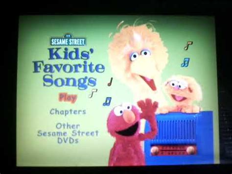 Kids Favorite Songs Dvd Menu