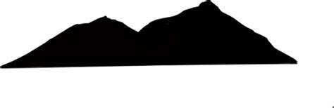 Mountain Silhouette Transparent at GetDrawings | Free download