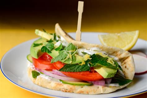 Veggie Flatbread Sandwich With Feta-Yogurt Spread - The Washington Post