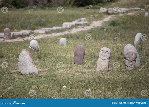 Ancient Grave Markers Carved by Nestorian Christians Near Burana Tower ...