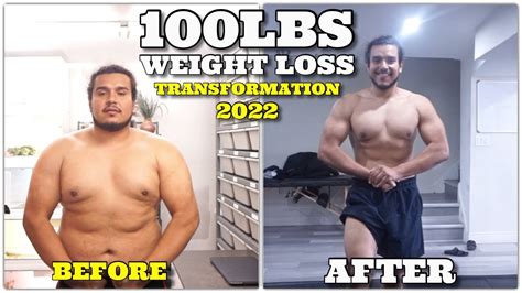 100 LBS Weight Loss Transformation! My 1 Year Fitness Journey ...