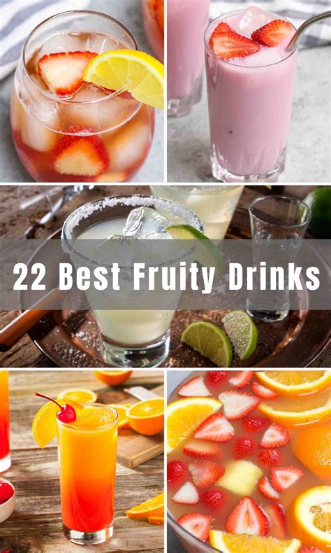 22 Best Fruity Drinks (Sweet Alcoholic Drinks & Non-Alcoholic Fruity ...