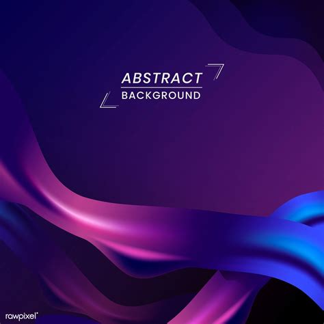 Purple and blue abstract background design vector | free image by ...