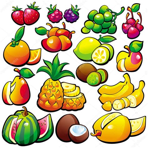 Fruits — Stock Vector © naturalistru #4733805