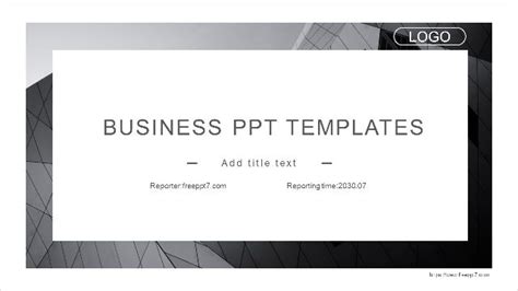 Free Black & white powerpoint templates and Google slides themes