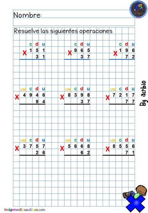 Actividades Con La Multiplicacion - Trilosa