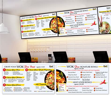 Digital TV Menu board for Restaurant on Behance