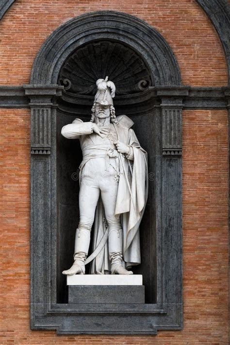 Gioacchino Murat Statue at the Entrance of Royal Palace in Naples ...