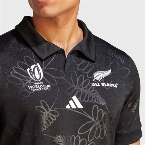 Adidas New Zealand All Blacks Jersey for the 2023 Rugby World Cup ...