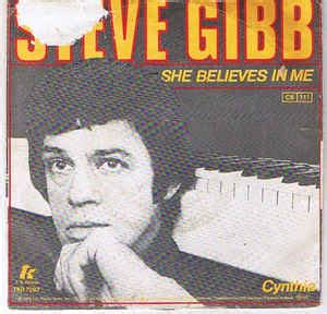 Steve Gibb - She Believes In Me (1979, Vinyl) | Discogs