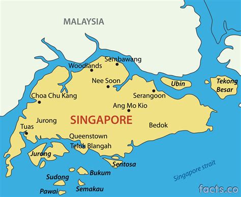 Map of Singapore - Fotolip