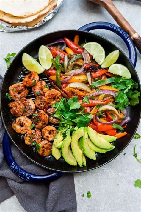 Paleo: Skillet Shrimp Fajitas | Easy Healthy Dinner Recipes | POPSUGAR ...