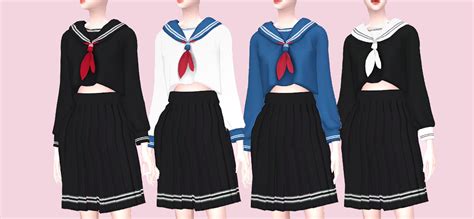 Sims 4 Sailor Uniform