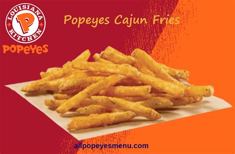 Popeyes Cajun Fries: Eating Vegetarians at Popeyes - All Popeyes Menu