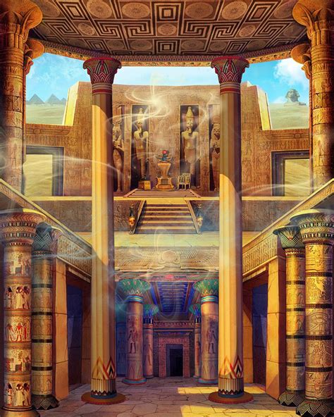 Ancient Egyptian Pharaohs Palace