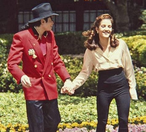 What was the age difference between Lisa Marie Presley and Michael Jackson?