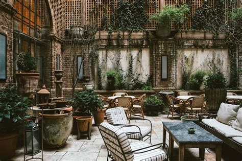 Greenwich Hotel New York courtyard - Wayfarer