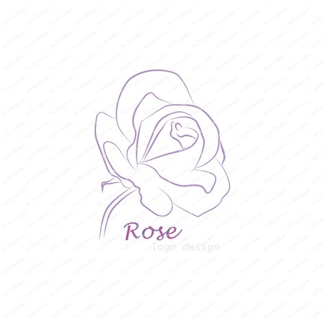 Rose logo design – AYA Templates