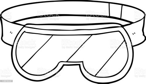 Cartoon Safety Goggles Stock Illustration - Download Image Now - Art ...