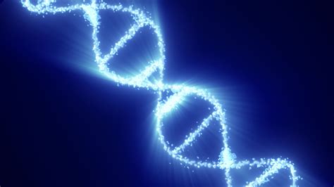 Abstract blue glowing energy spiral dna scientific futuristic high tech ...