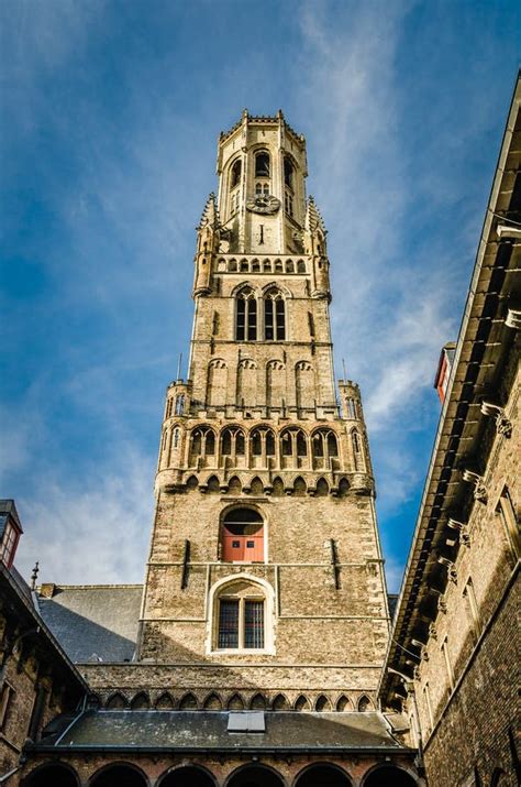 The Belfry of Bruges stock image. Image of color, home - 111178475