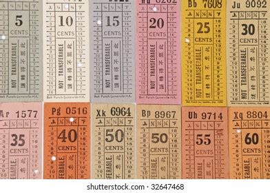 Old Bus Tickets Stock Photo 32647468 | Shutterstock