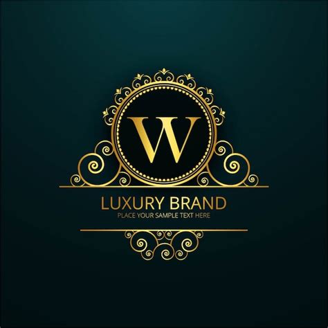 Luxury letter w logo Vector | Free Download