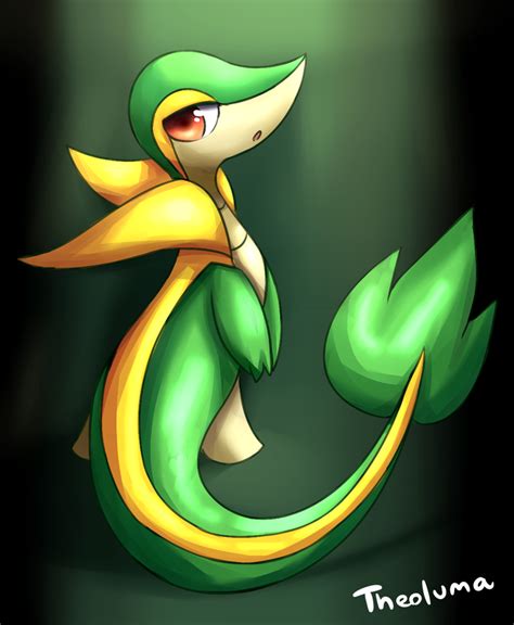 Snivy by Theoluma on DeviantArt