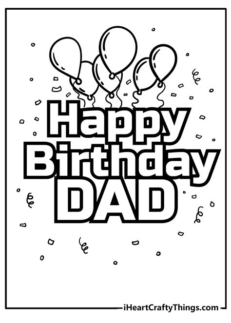 Printable Card Happy Birthday Dad - Printable Cards