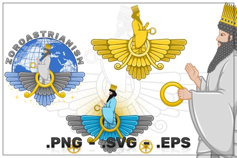 ArtStation - Faravahar Symbol Vector Design | Artworks