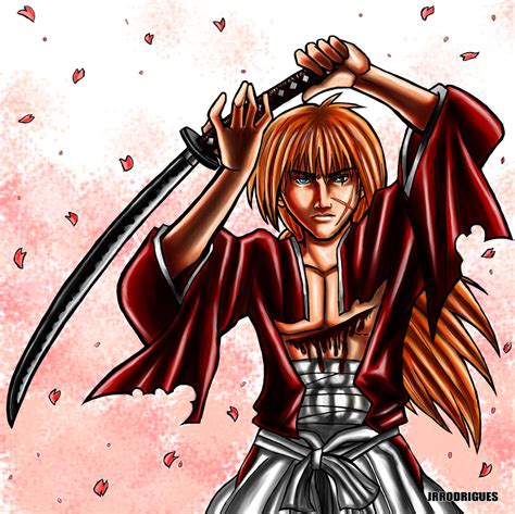 Battousai - Himura Kenshin - colored by Junior-Rodrigues on DeviantArt