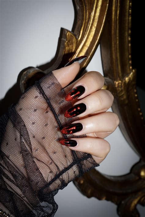 Manicure of the Month: Halloween Blood Drip Nails - living after midnite