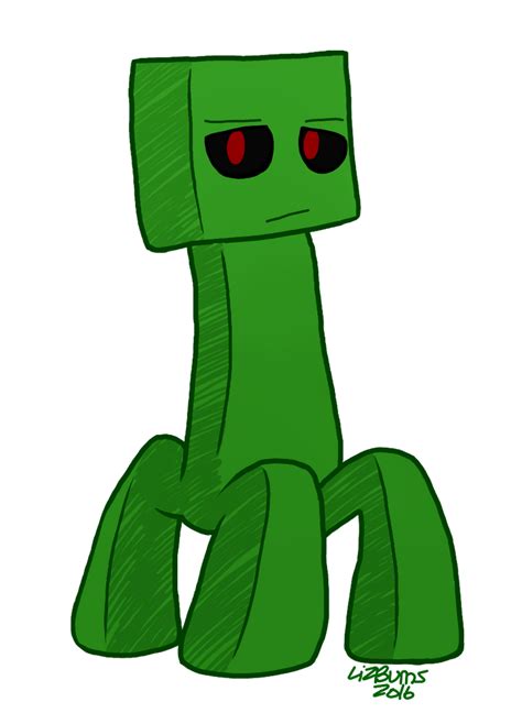 Creeper (Transparent) by LizDoesMinecraft on DeviantArt